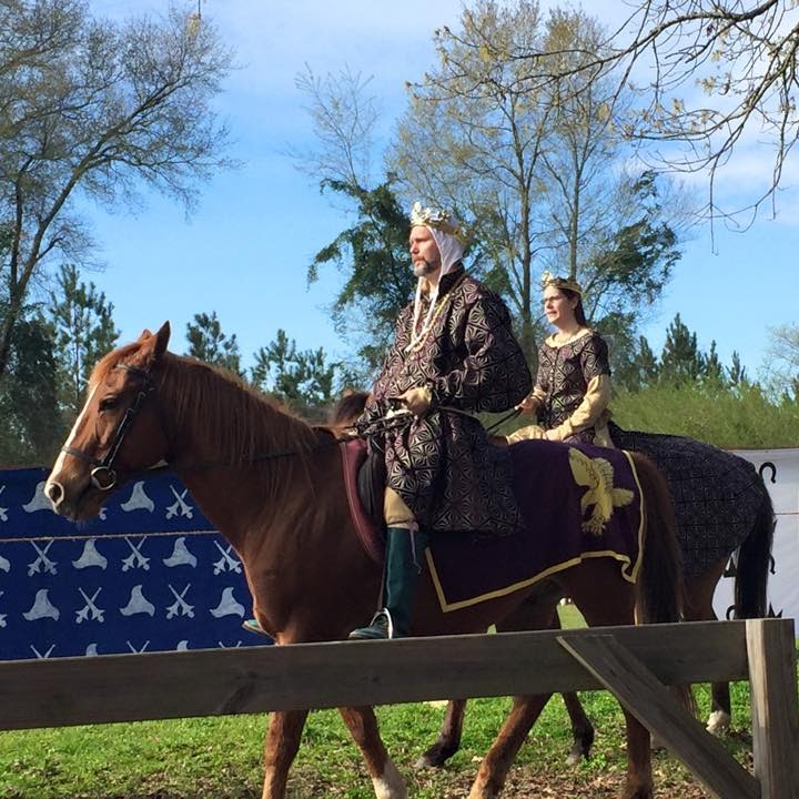 King and Queen on Horseback